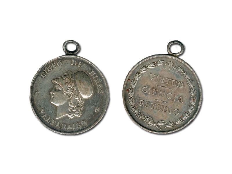 Medalla del Liceo de Niñas de Valparaíso Medalla del Liceo de Niñas de Valparaíso